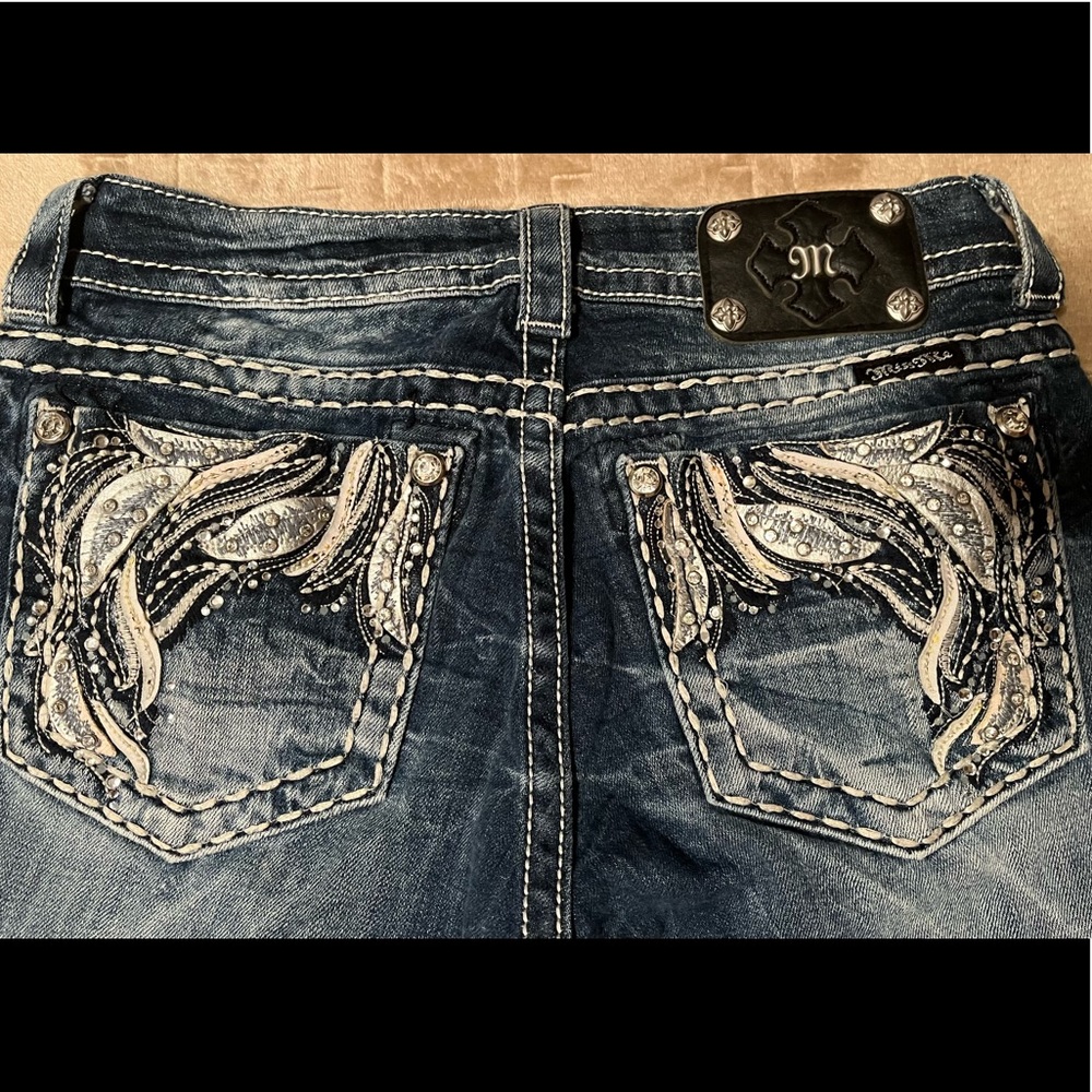 MISS ME Cuffed Capri Jeans Sz 27